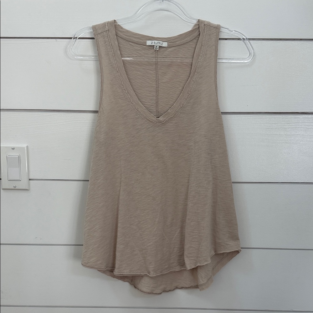 Z Supply Women's Beige Tank Top